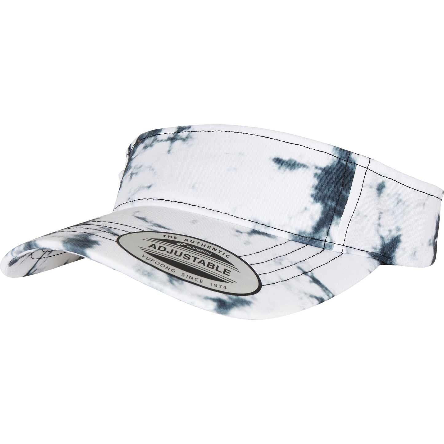 Flexfit Yupoong Batik Dye Curved Visor Cap with Elastic Band - One Size Fits All