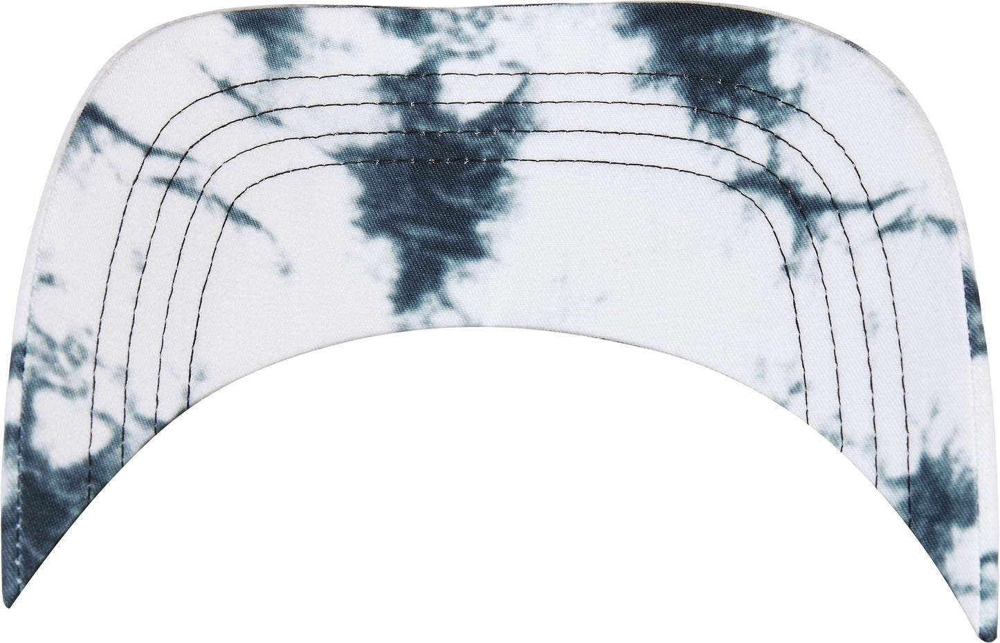 Flexfit Yupoong Batik Dye Curved Visor Cap with Elastic Band - One Size Fits All