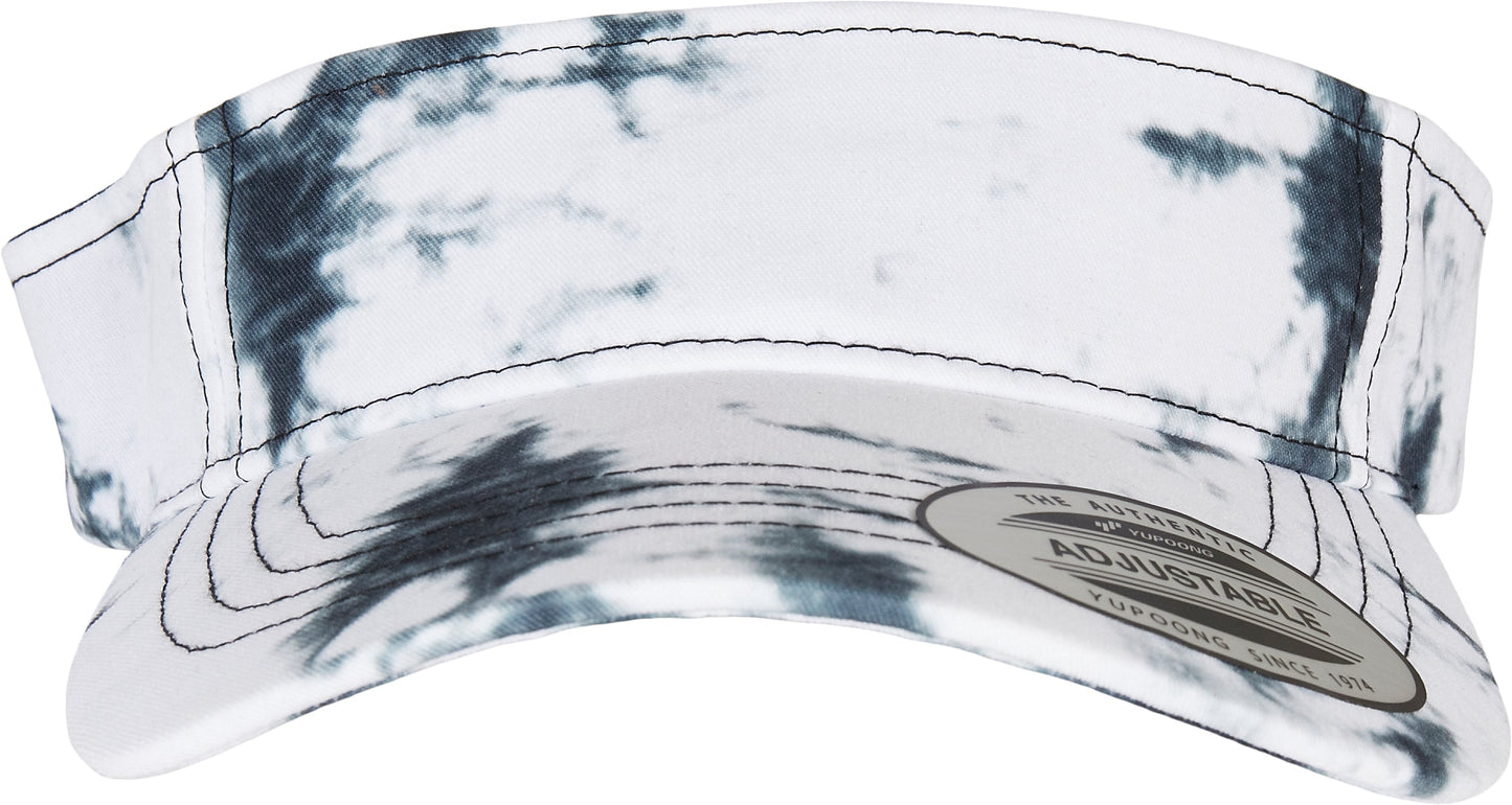 Flexfit Yupoong Batik Dye Curved Visor Cap with Elastic Band - One Size Fits All