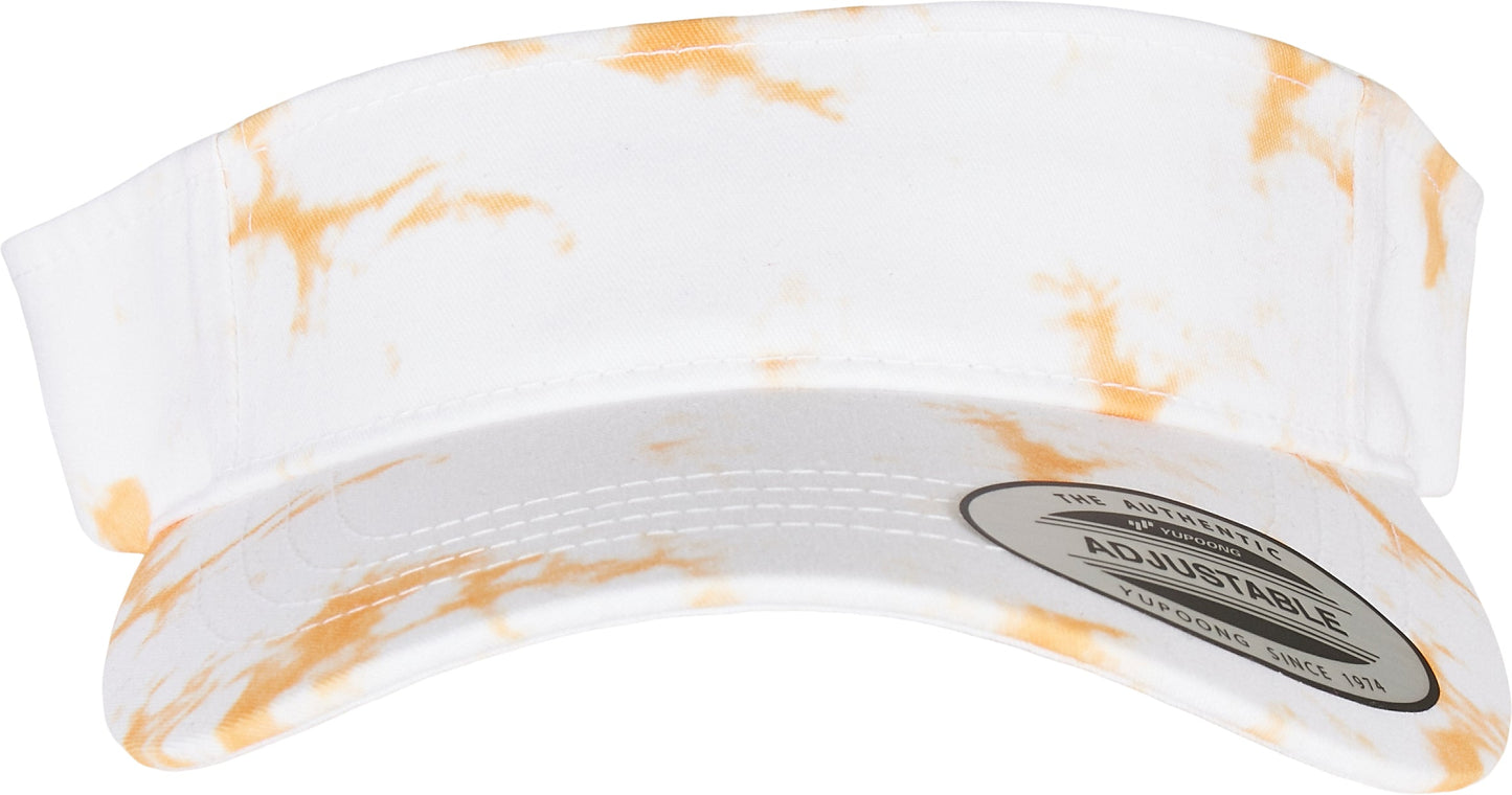 Flexfit Yupoong Batik Dye Curved Visor Cap with Elastic Band - One Size Fits All