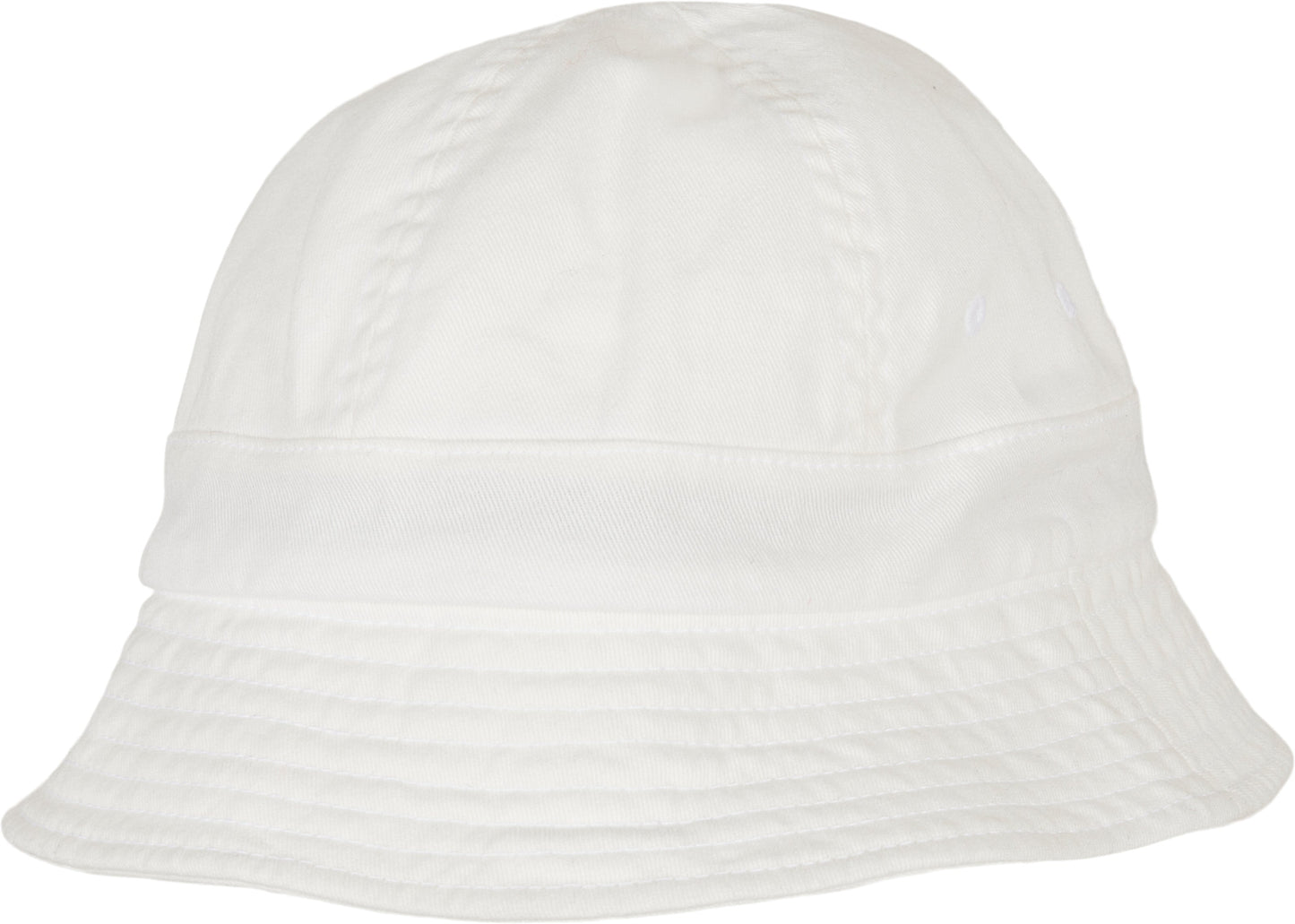 Flexfit By Yupoong Eco Wash Bucket Hat Six Panel Design One Size Cotton Spandex
