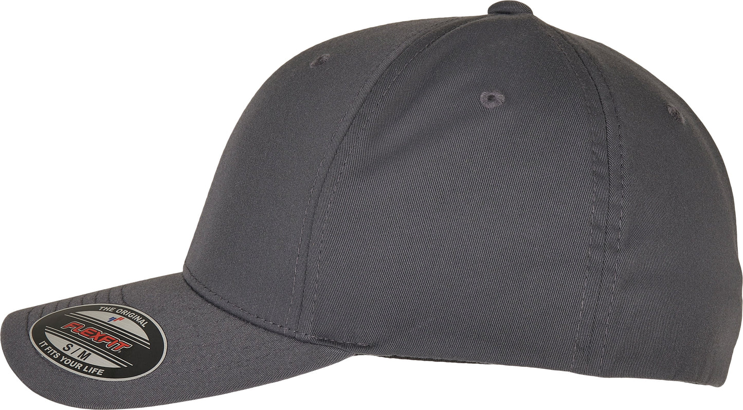 Flexfit By Yupoong Recycled Polyester Cap Adjustable Curved Visor S/M L/XL