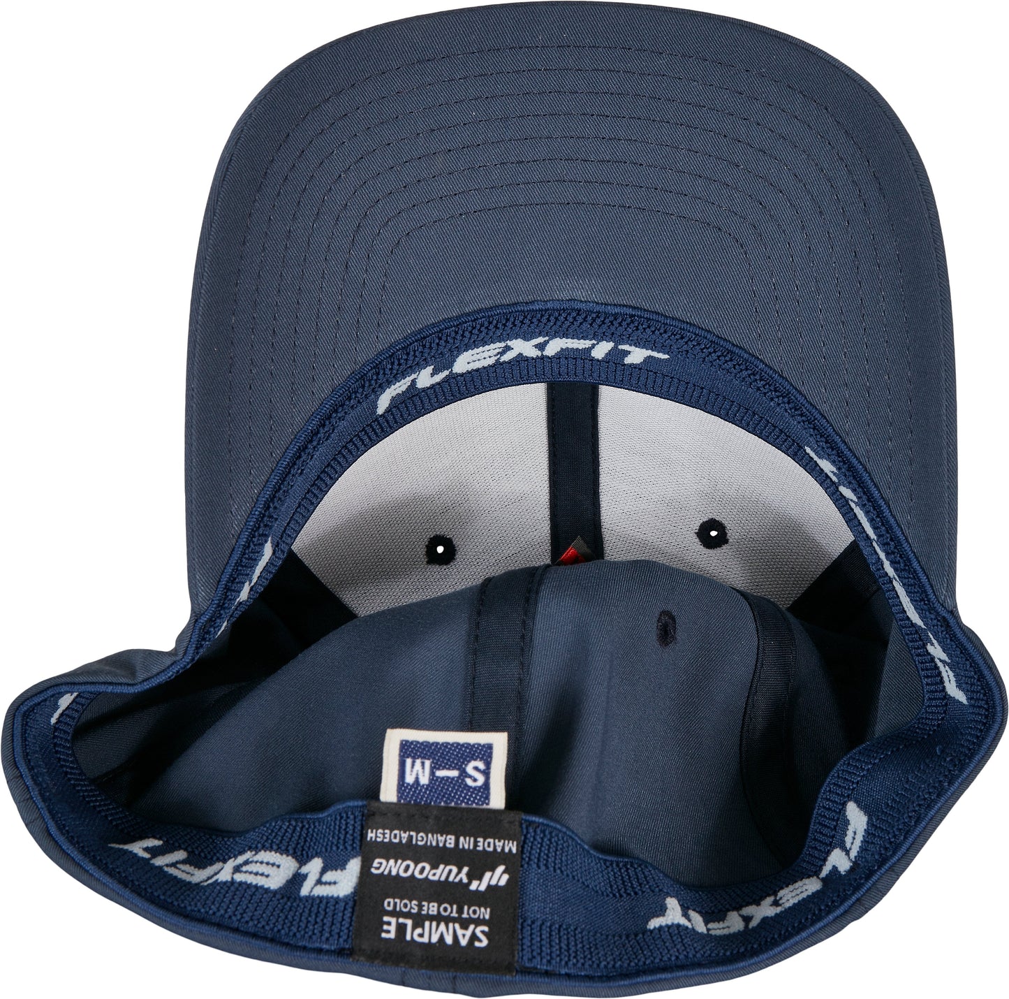 Flexfit By Yupoong Recycled Polyester Cap Adjustable Curved Visor S/M L/XL