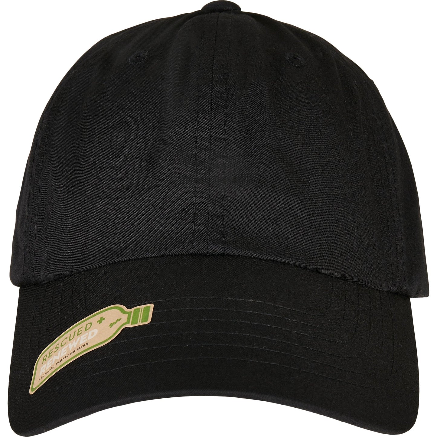 Flexfit Yupoong Recycled Polyester Dad Cap Adjustable Curved Visor One Size