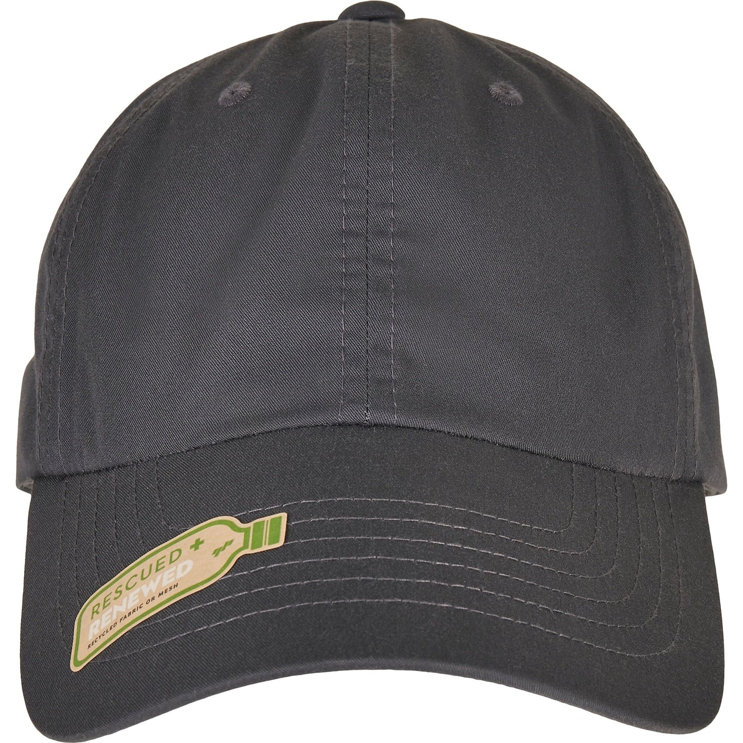 Flexfit Yupoong Recycled Polyester Dad Cap Adjustable Curved Visor One Size