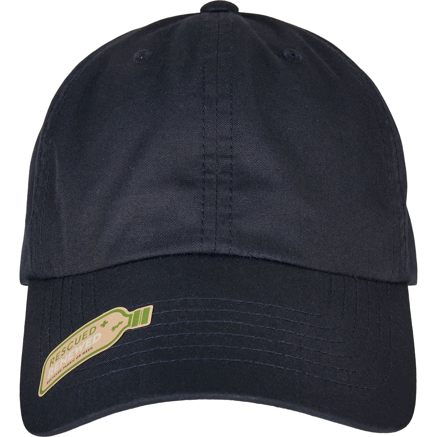 Flexfit Yupoong Recycled Polyester Dad Cap Adjustable Curved Visor One Size