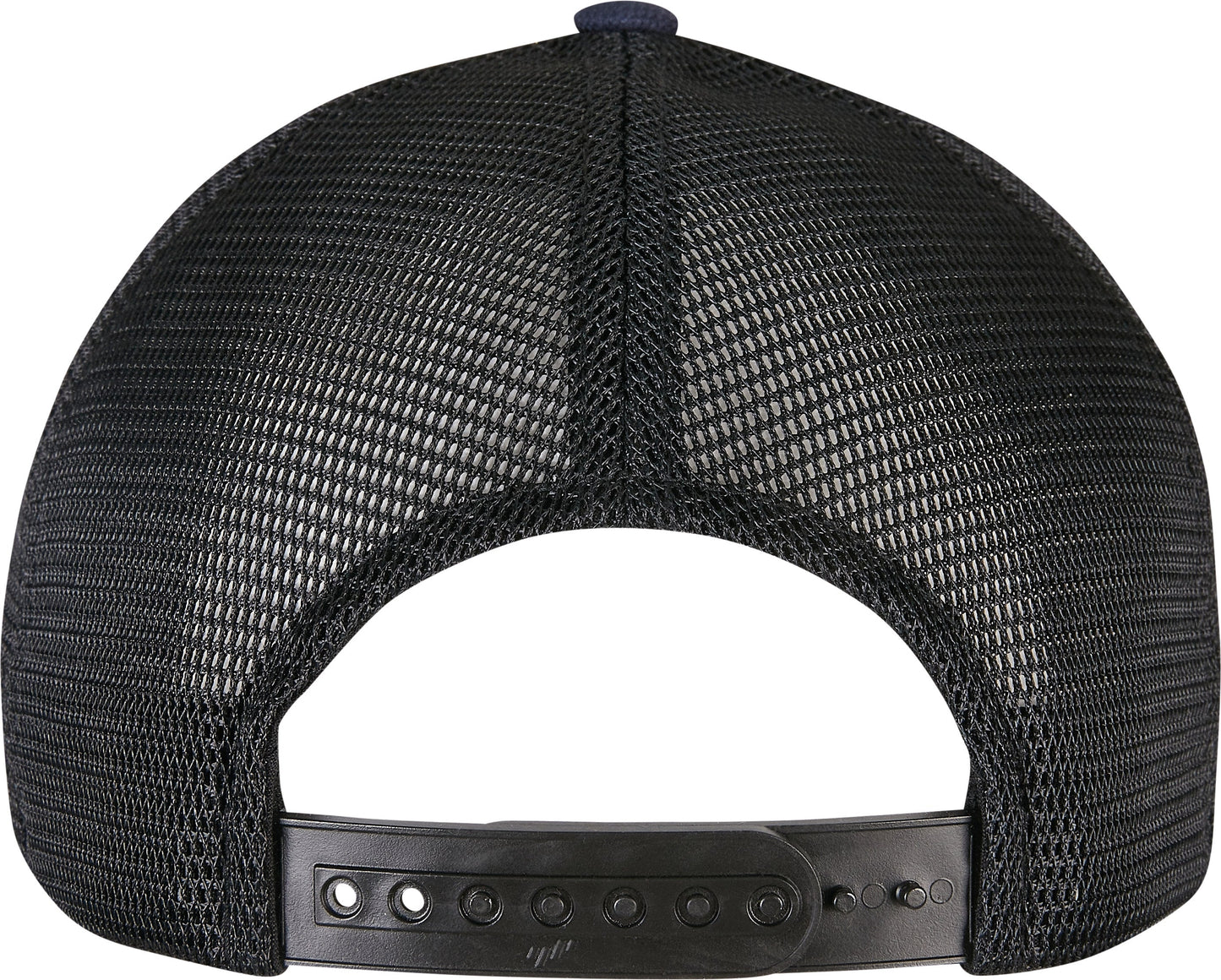Flexfit Yupoong 110 Structured Canvas Trucker Cap Snapback One Size Black