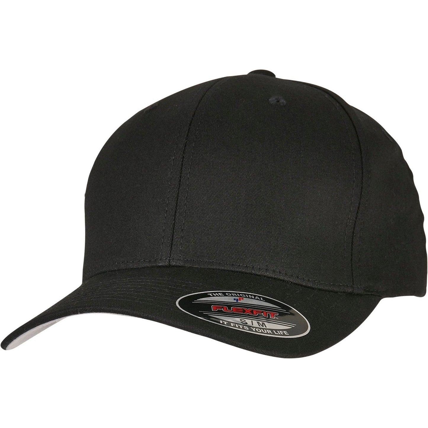 Flexfit By Yupoong V-Flexfit Cotton Twill Cap with Curved Visor - One Size