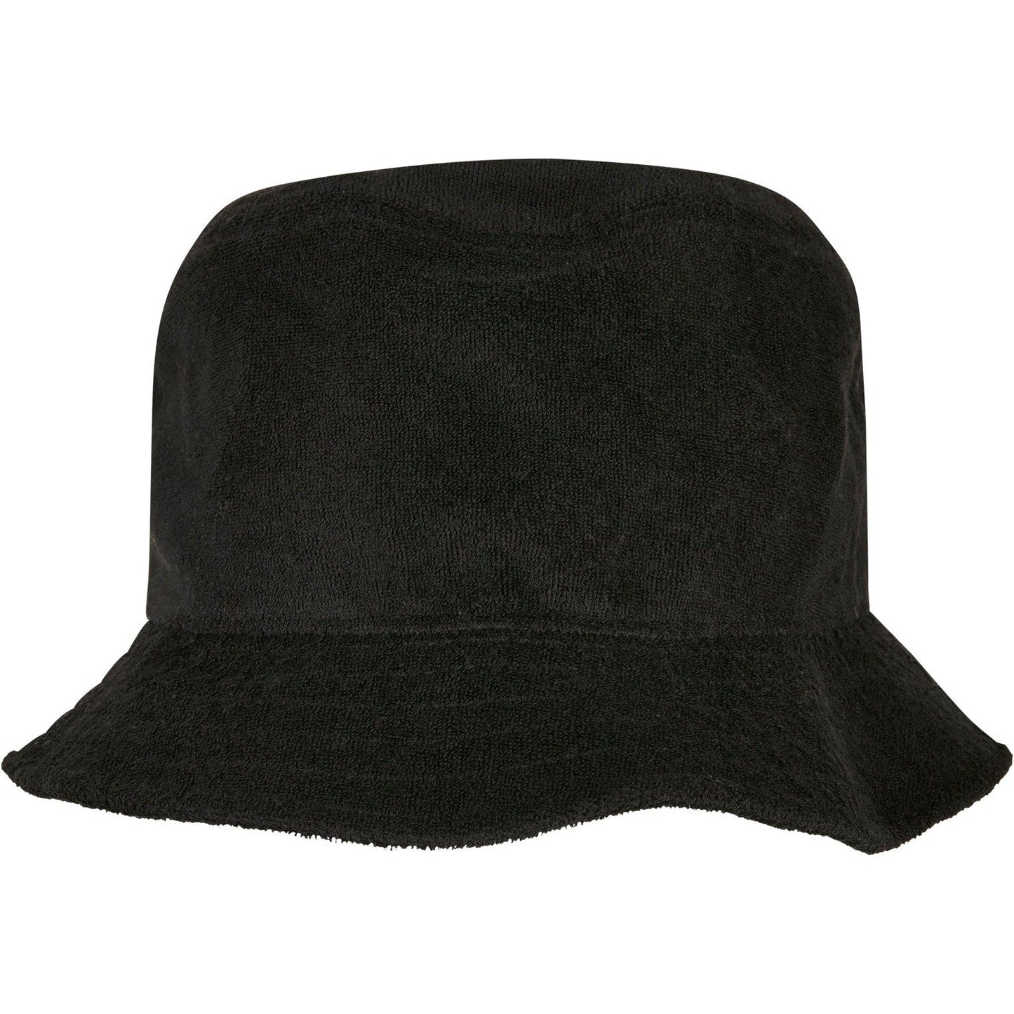 Flexfit Yupoong Frottee Bucket Hat Outdoor Summer Hat with Decorative Stitching