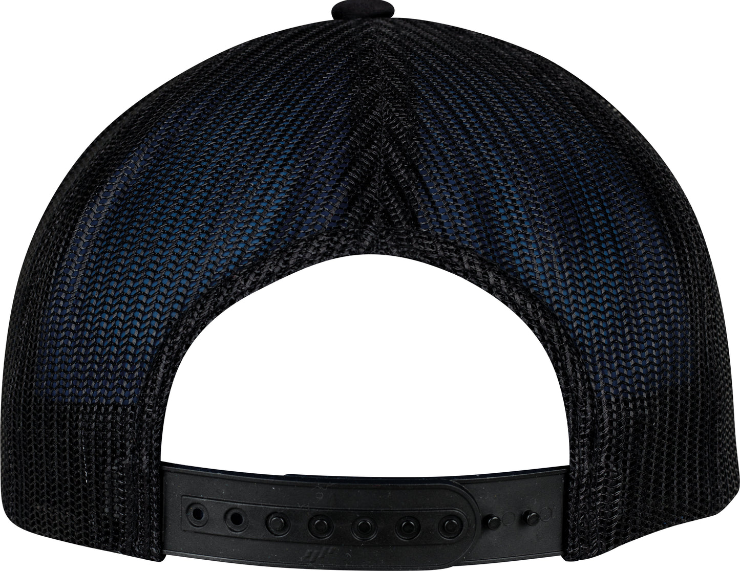 Flexfit Yupoong Foam Trucker Cap Curved Visor Snapback Five-Panel White Mesh