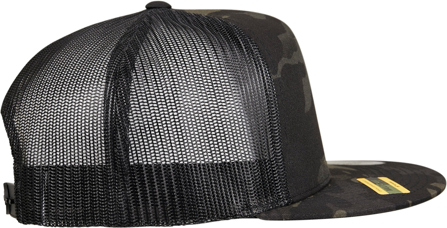 Flexfit Yupoong Multicam Trucker Cap Snapback Adjustable Mesh Back 6006Mc