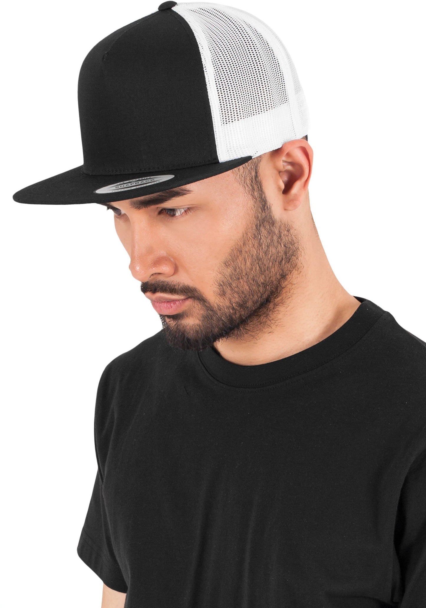 Flexfit Yupoong Classic Trucker Cap 2-Tone Snapback Flat Visor One Size