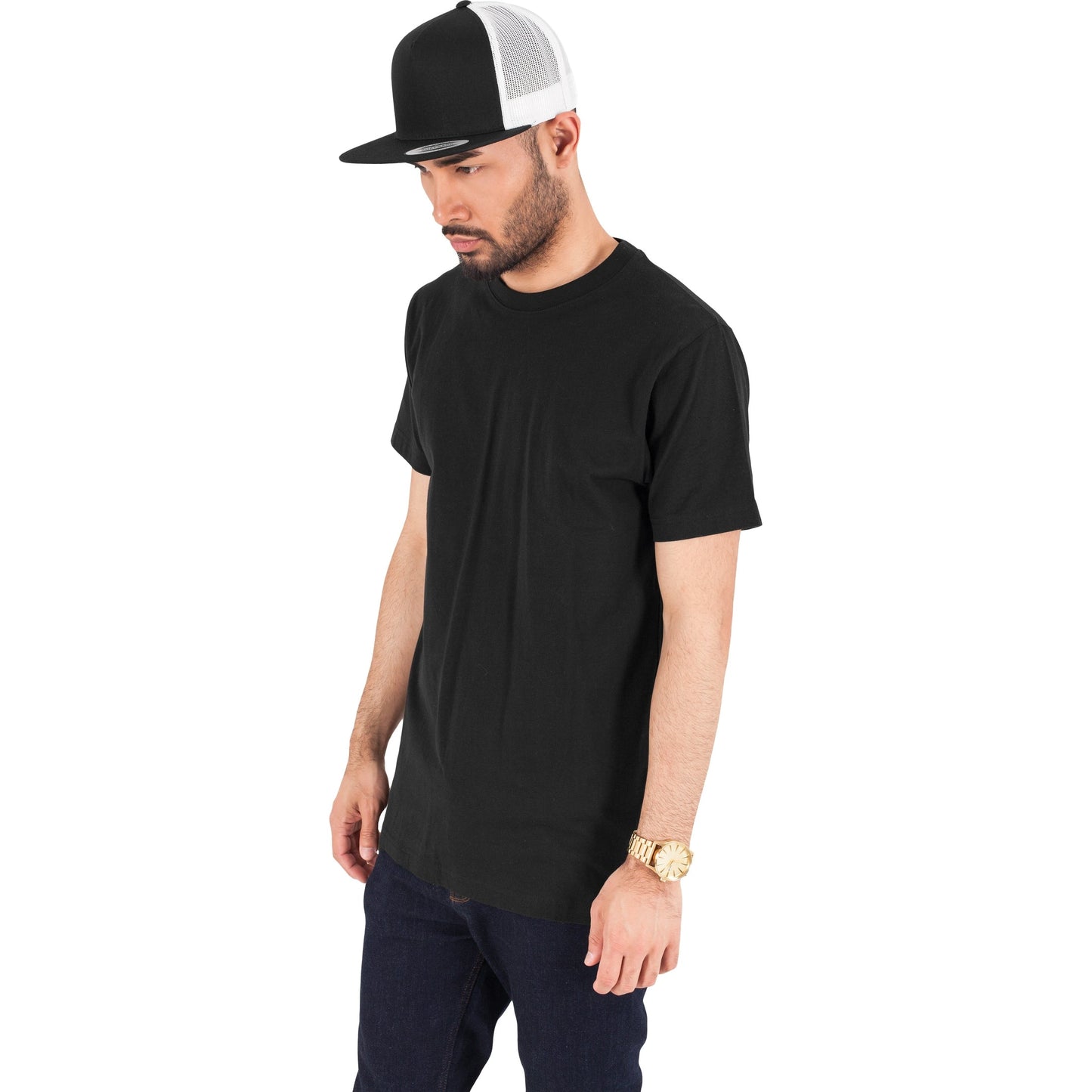Flexfit Yupoong Classic Trucker Cap 2-Tone Snapback Flat Visor One Size