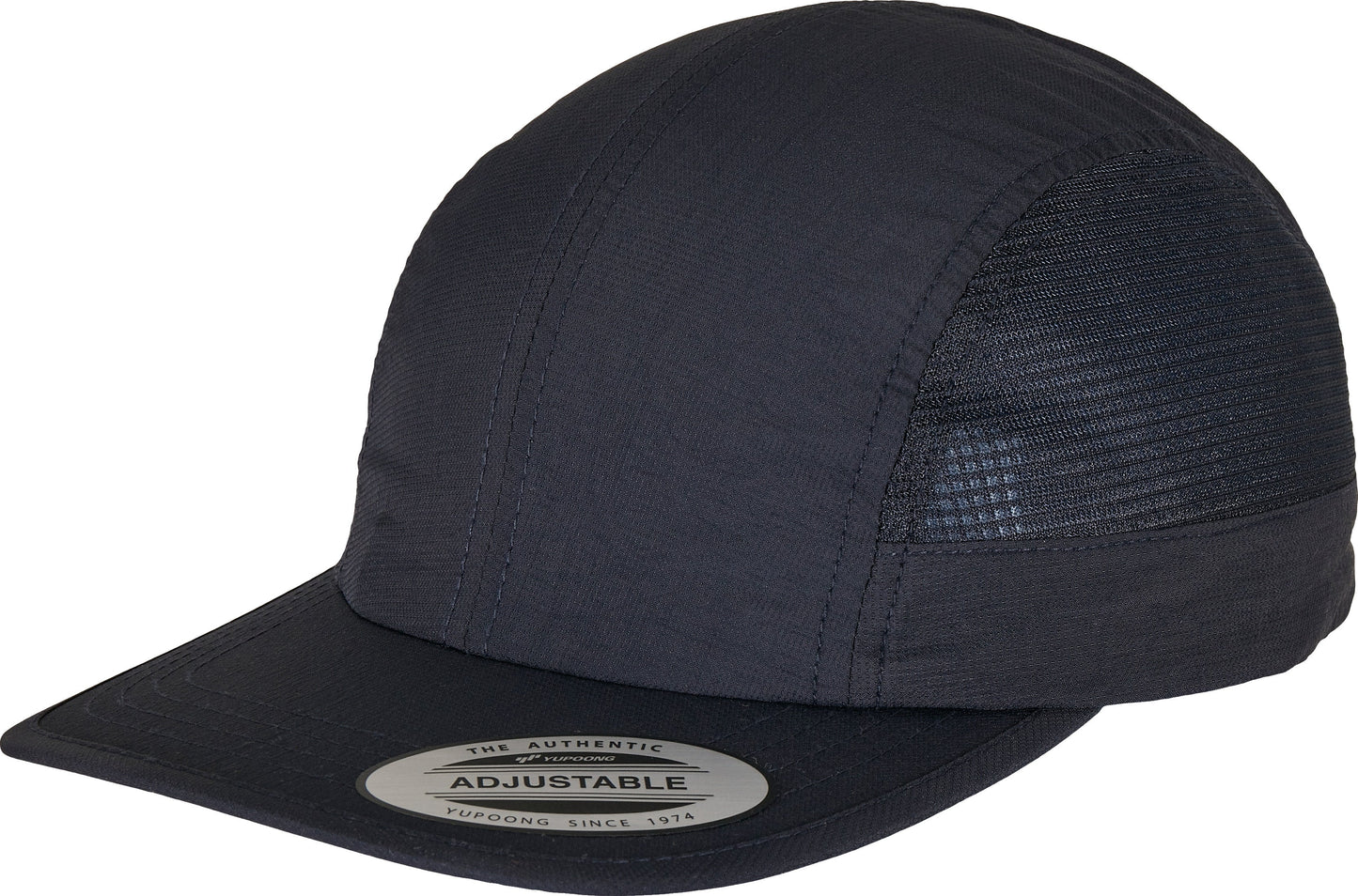 Flexfit Yupoong Nylon Snapback Cap with Mesh Inserts Adjustable Flat Visor