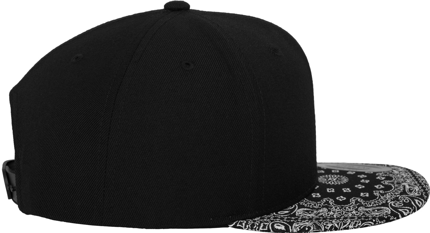 Flexfit Yupoong Bandana Snapback Cap Aztec Pattern Flat Visor One Size