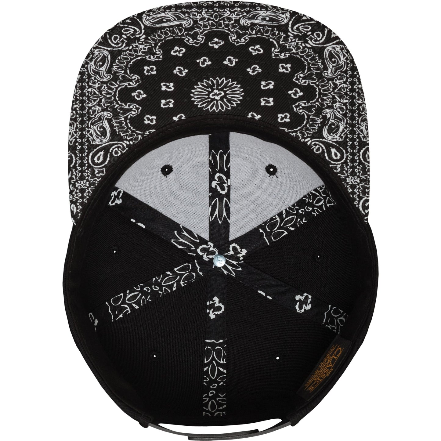 Flexfit Yupoong Bandana Snapback Cap Aztec Pattern Flat Visor One Size
