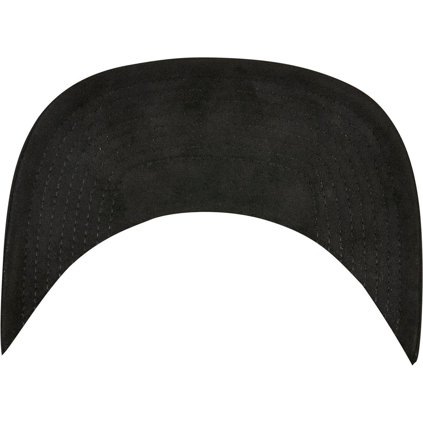 Flexfit Yupoong Imitation Suede Leather Snapback Cap Flat Visor Six-Panel