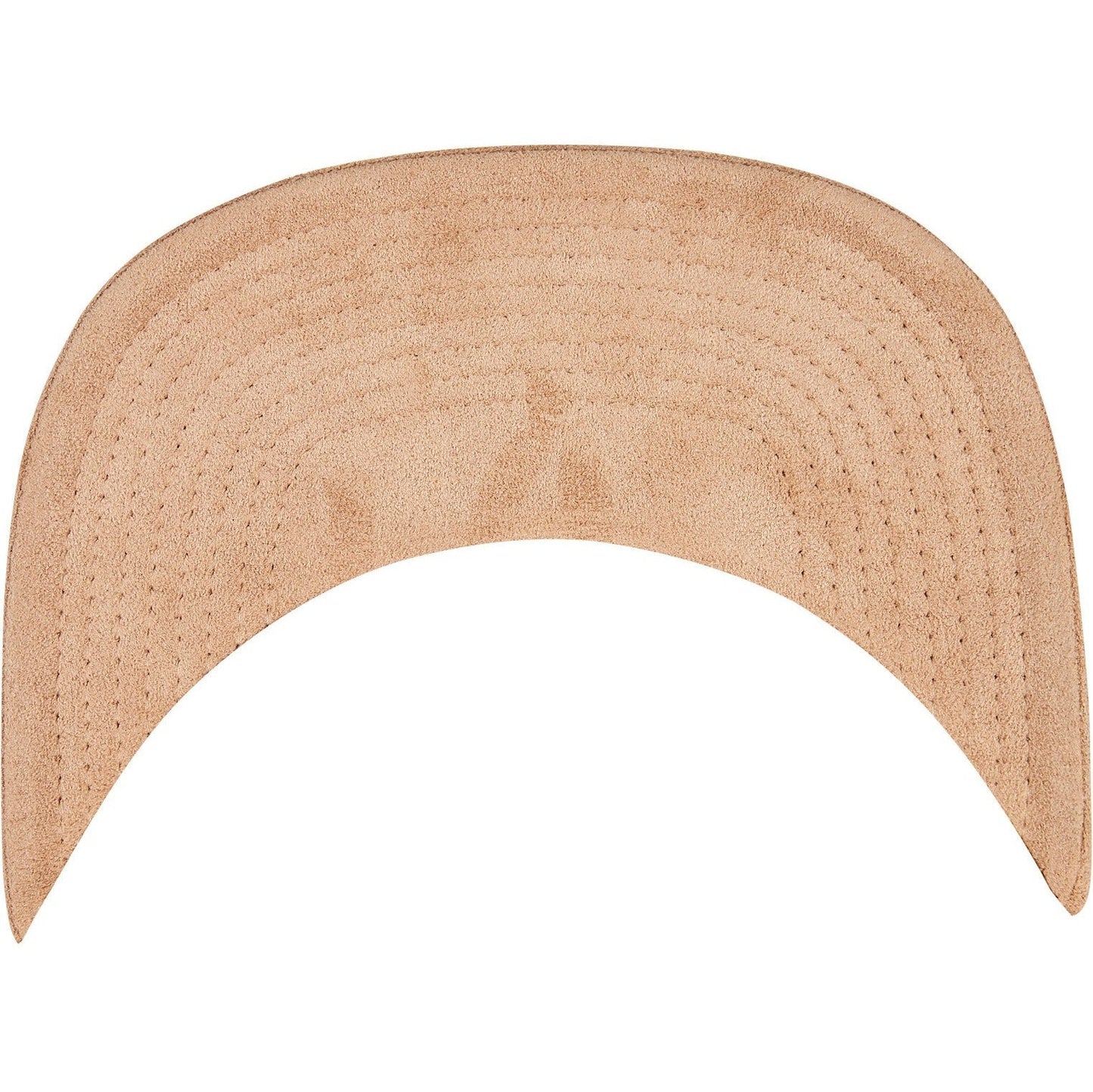 Flexfit Yupoong Imitation Suede Leather Snapback Cap Flat Visor Six-Panel