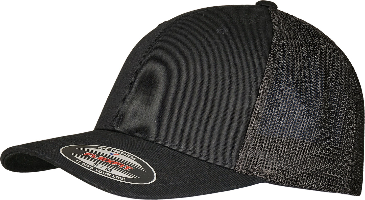 Flexfit By Yupoong Eco-Friendly Trucker Cap Recycled Mesh Cotton 6511RM