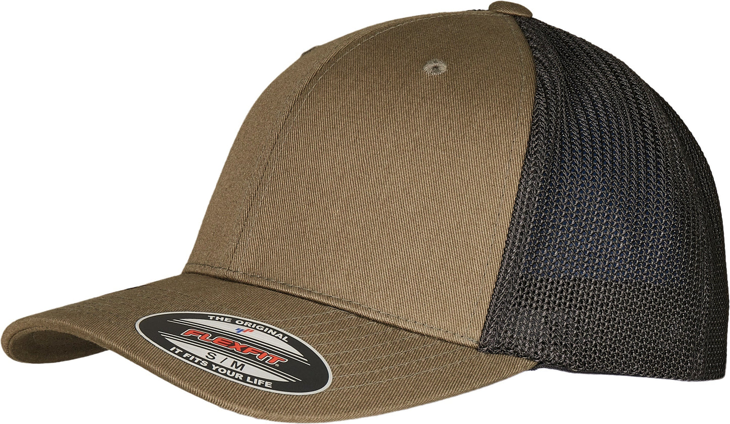 Flexfit By Yupoong Eco-Friendly Trucker Cap Recycled Mesh Cotton 6511RM