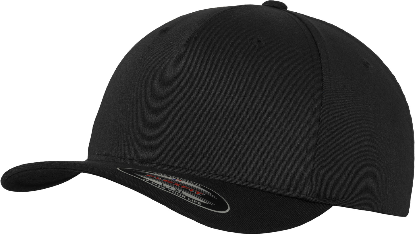 Flexfit By Yupoong 5-Panel Cap with Curved Visor and Flexfit Technology