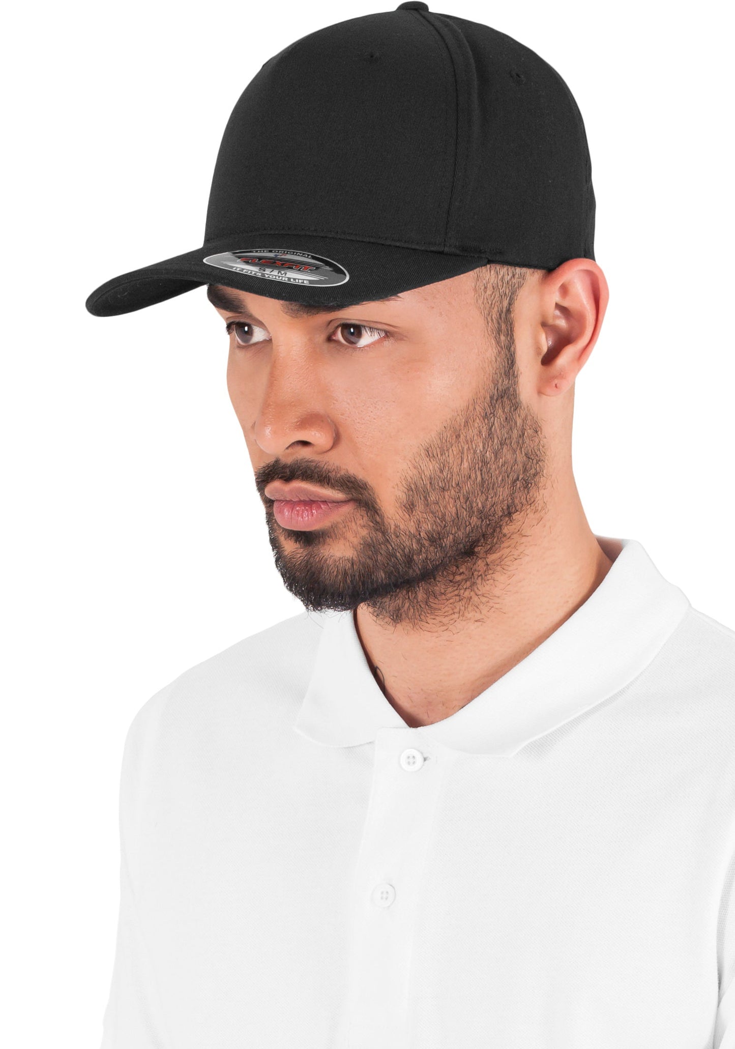 Flexfit By Yupoong 5-Panel Cap with Curved Visor and Flexfit Technology