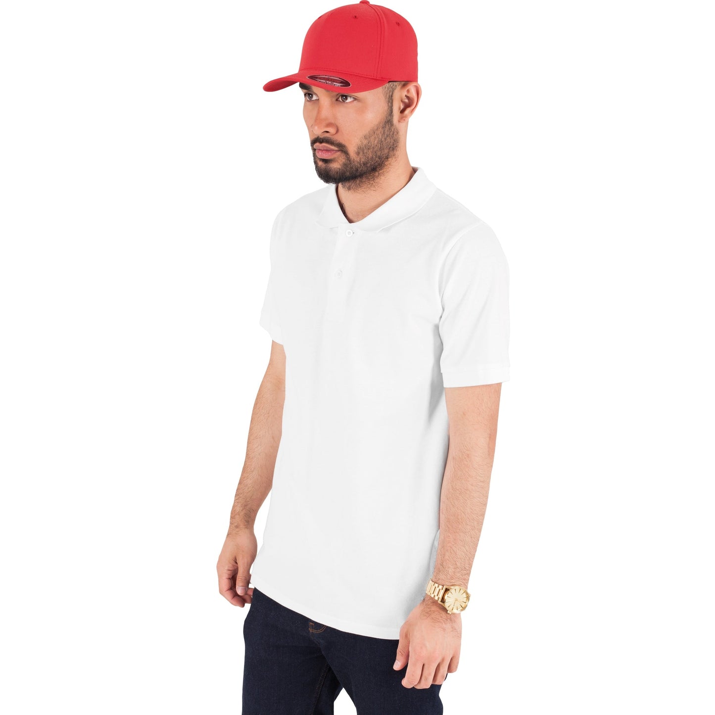 Flexfit By Yupoong 5-Panel Cap with Curved Visor and Flexfit Technology