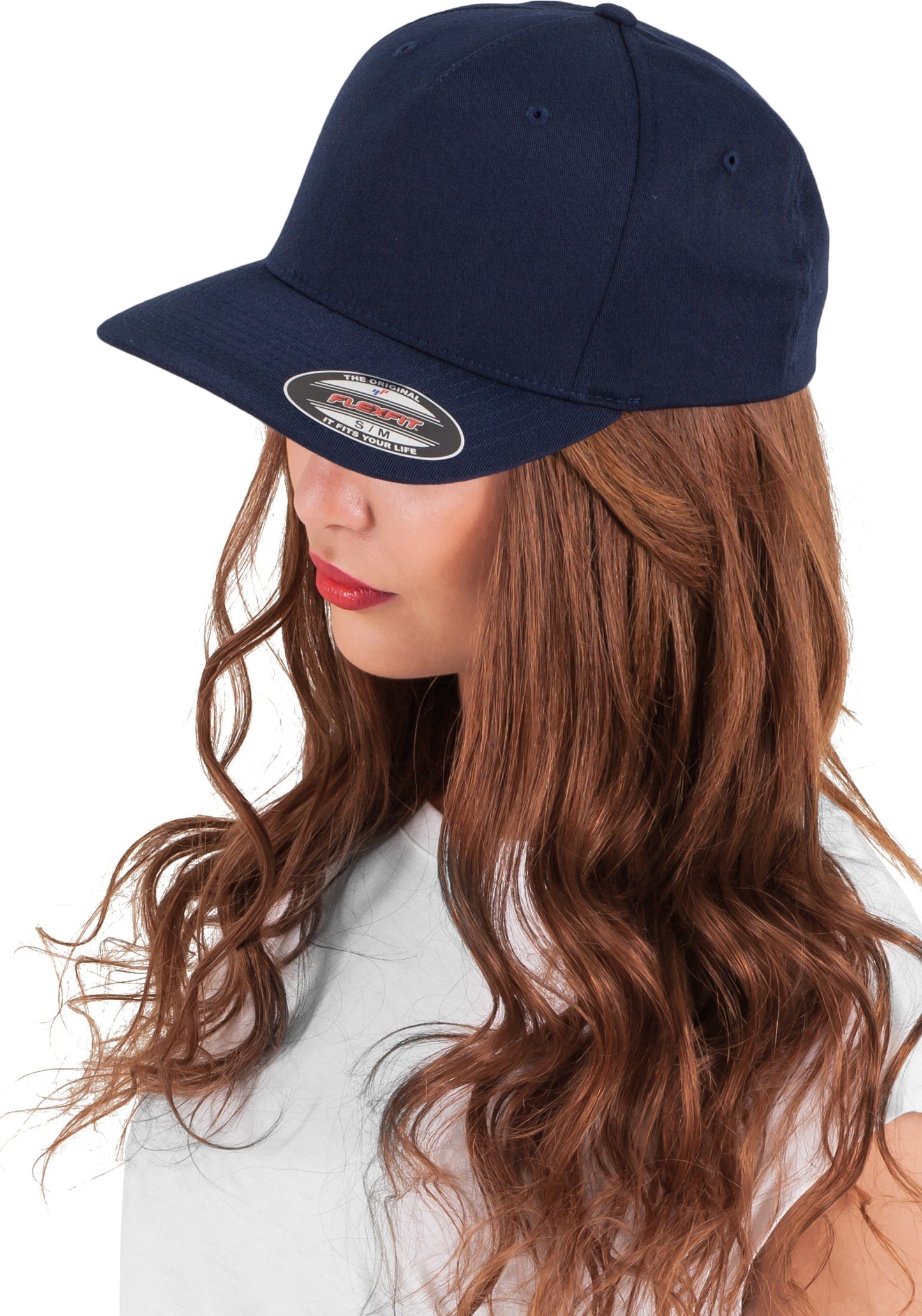 Flexfit By Yupoong 5-Panel Cap with Curved Visor and Flexfit Technology