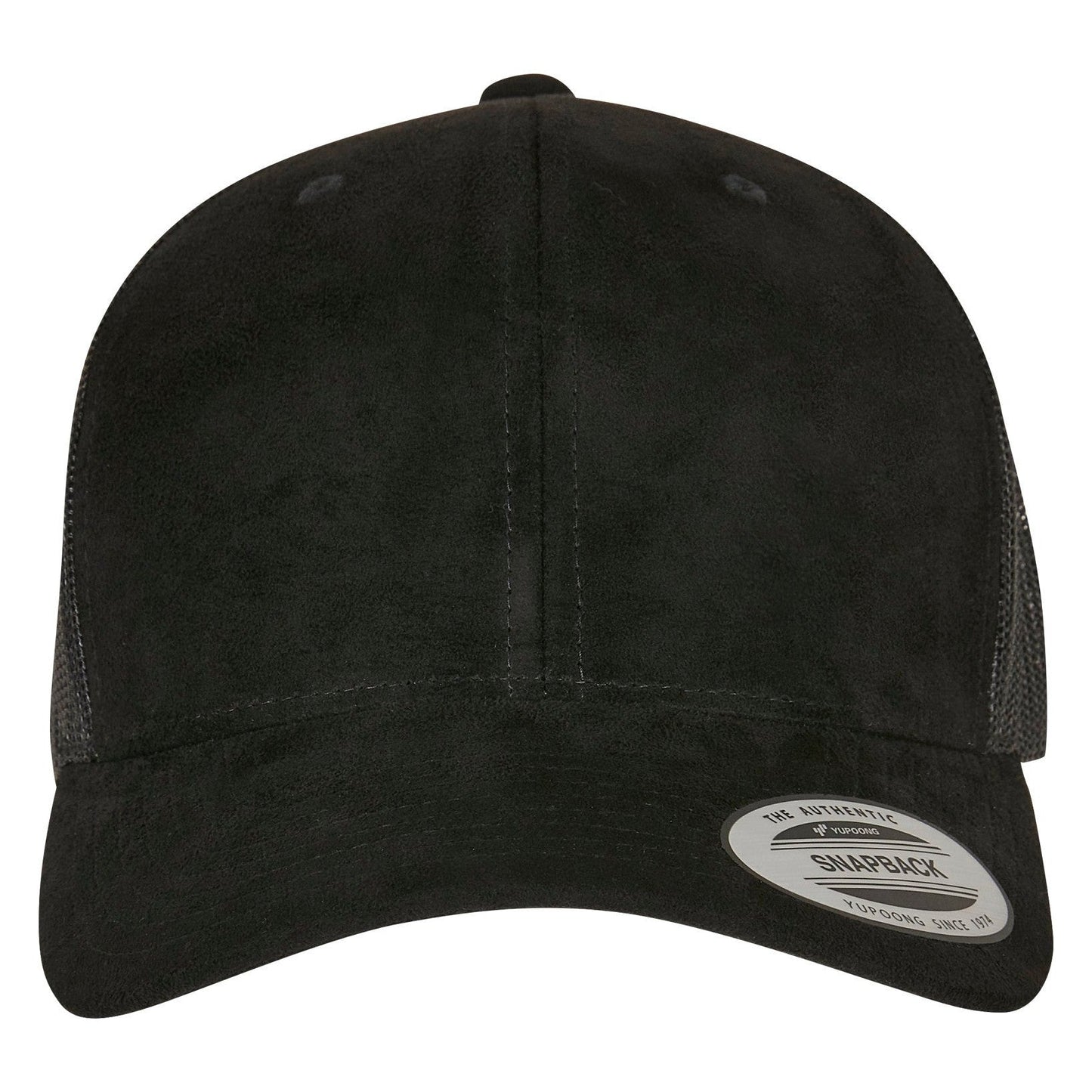 Flexfit Yupoong Imitation Suede Leather Trucker Cap Snapback Mesh Back 6606Su