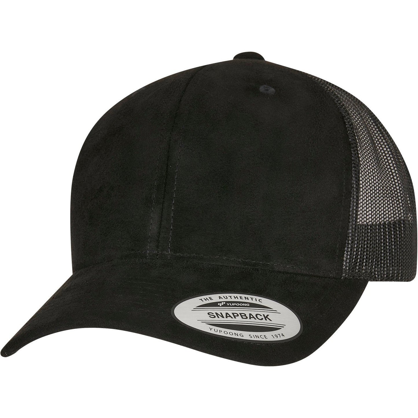 Flexfit Yupoong Imitation Suede Leather Trucker Cap Snapback Mesh Back 6606Su