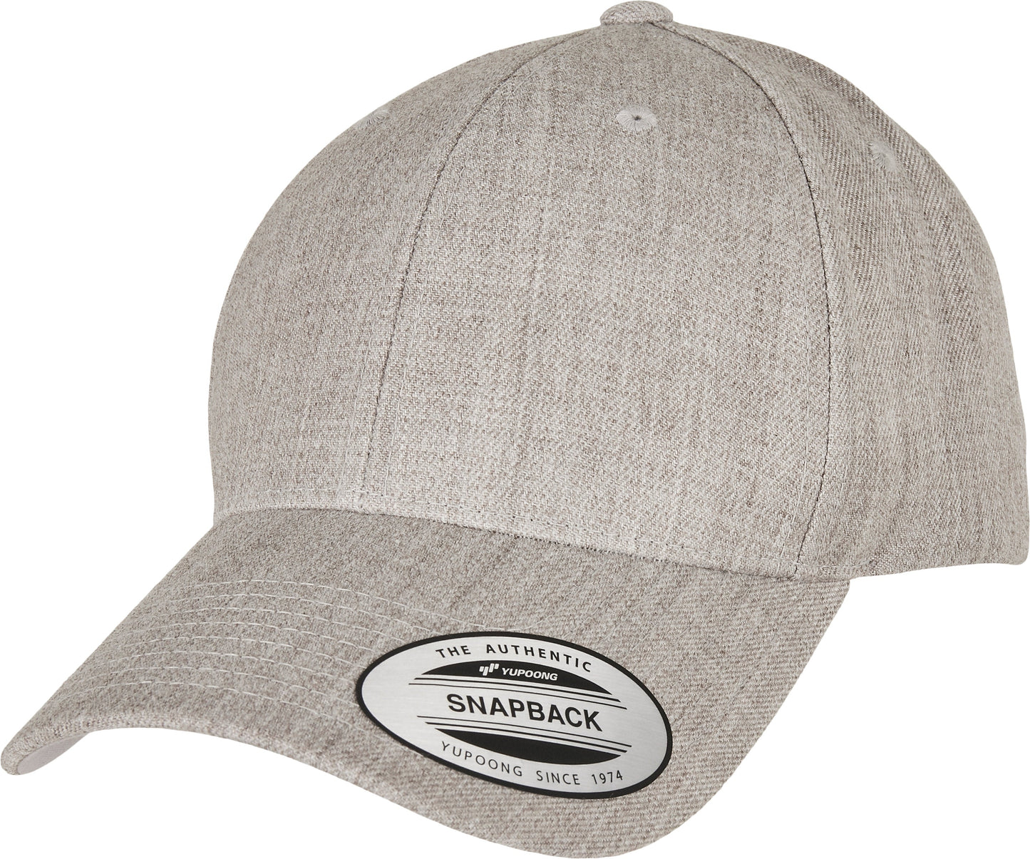 Flexfit Yupoong Premium Curved Visor Snapback Cap 6789M One Size Black
