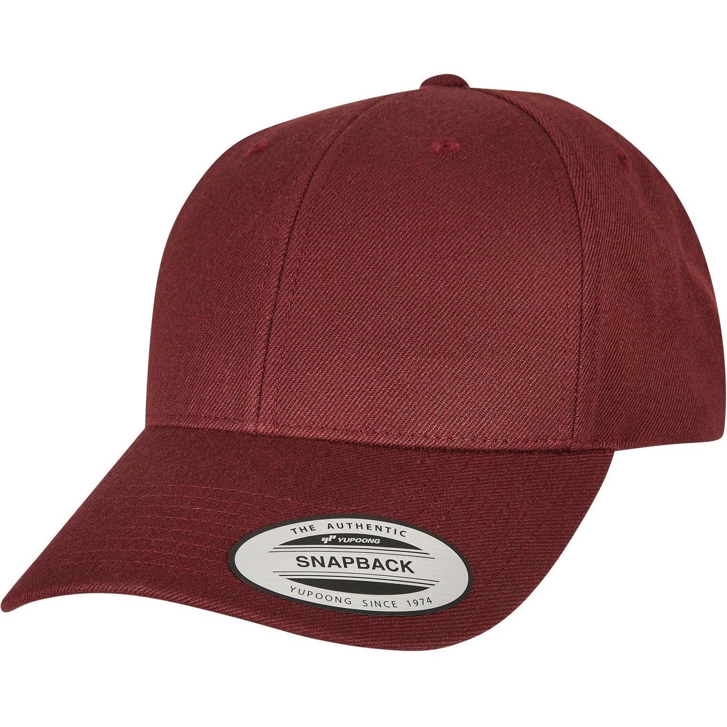 Flexfit Yupoong Premium Curved Visor Snapback Cap 6789M One Size Black