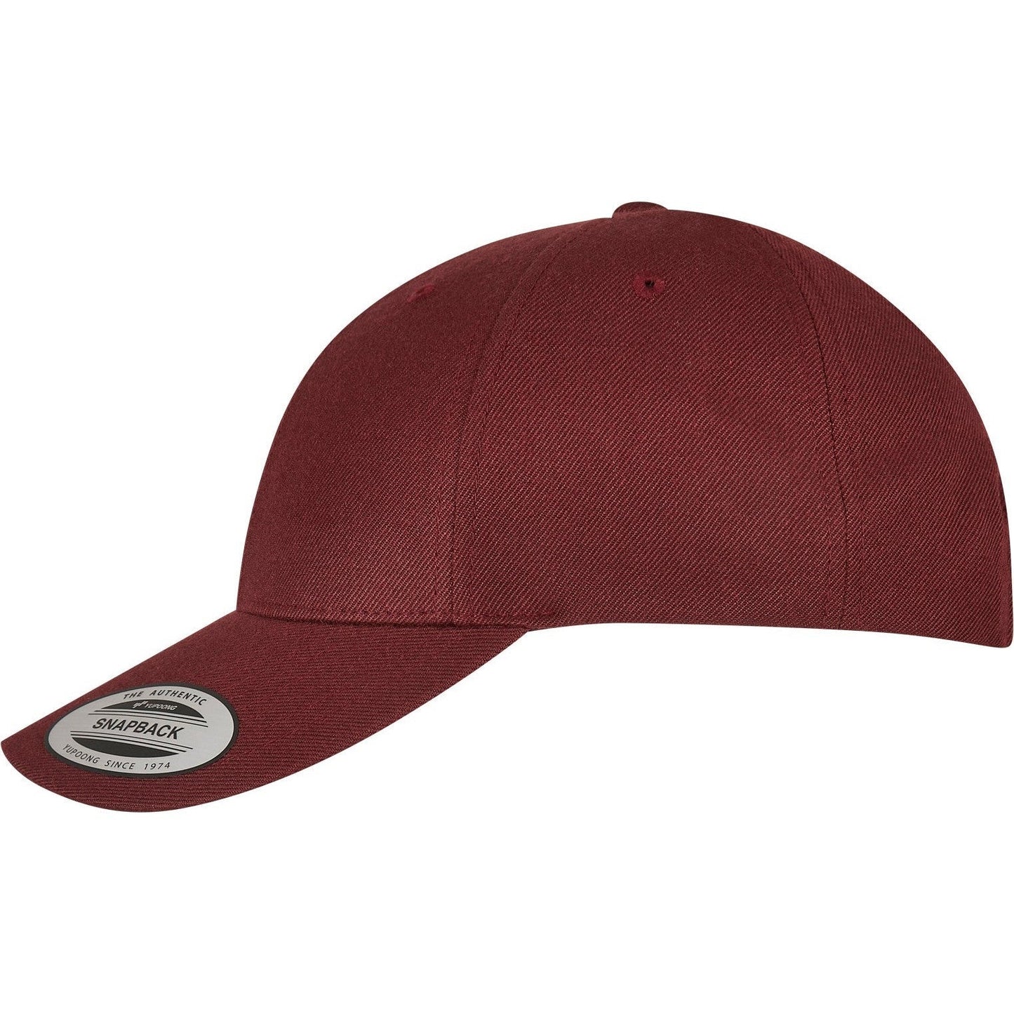 Flexfit Yupoong Premium Curved Visor Snapback Cap 6789M One Size Black
