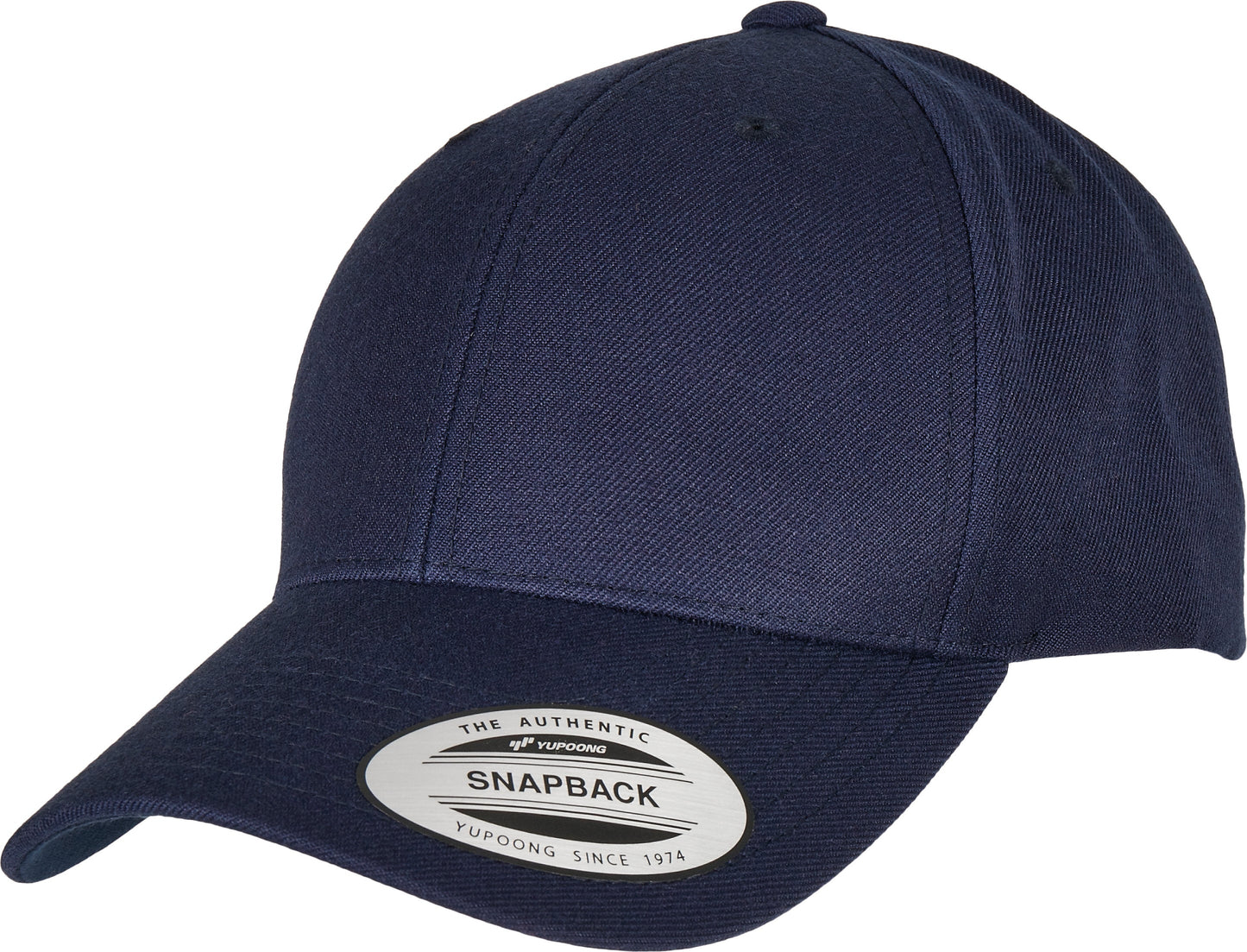Flexfit Yupoong Premium Curved Visor Snapback Cap 6789M One Size Black