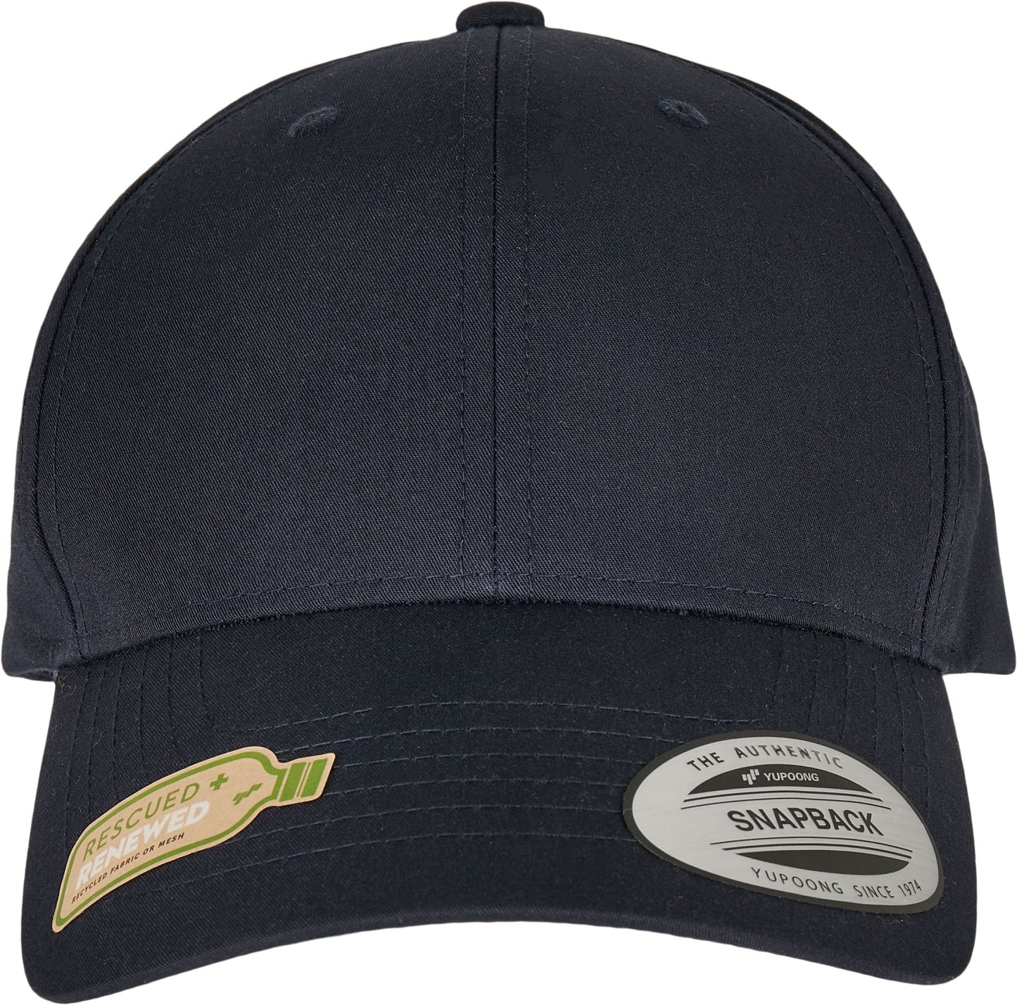 Flexfit Yupoong Recycled Poly Twill Snapback Cap Adjustable Curved Visor