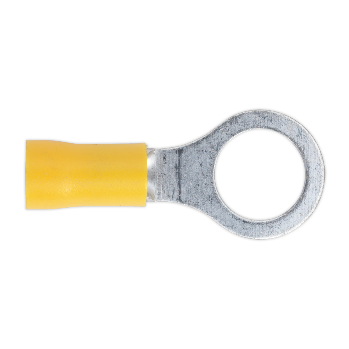 Sealey Easy-Entry Ring Terminal 10.5mm Yellow Pack of 100 for 12-10 AWG