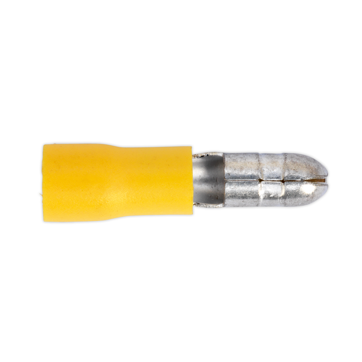 Sealey YT21 Yellow Bullet Terminals Ã˜5mm Pack of 100 for 12-10 AWG Cables