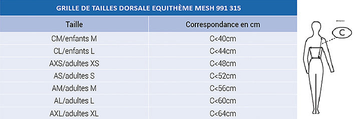 Equitheme Mesh Back Protector Lightweight Equestrian Safety Gear