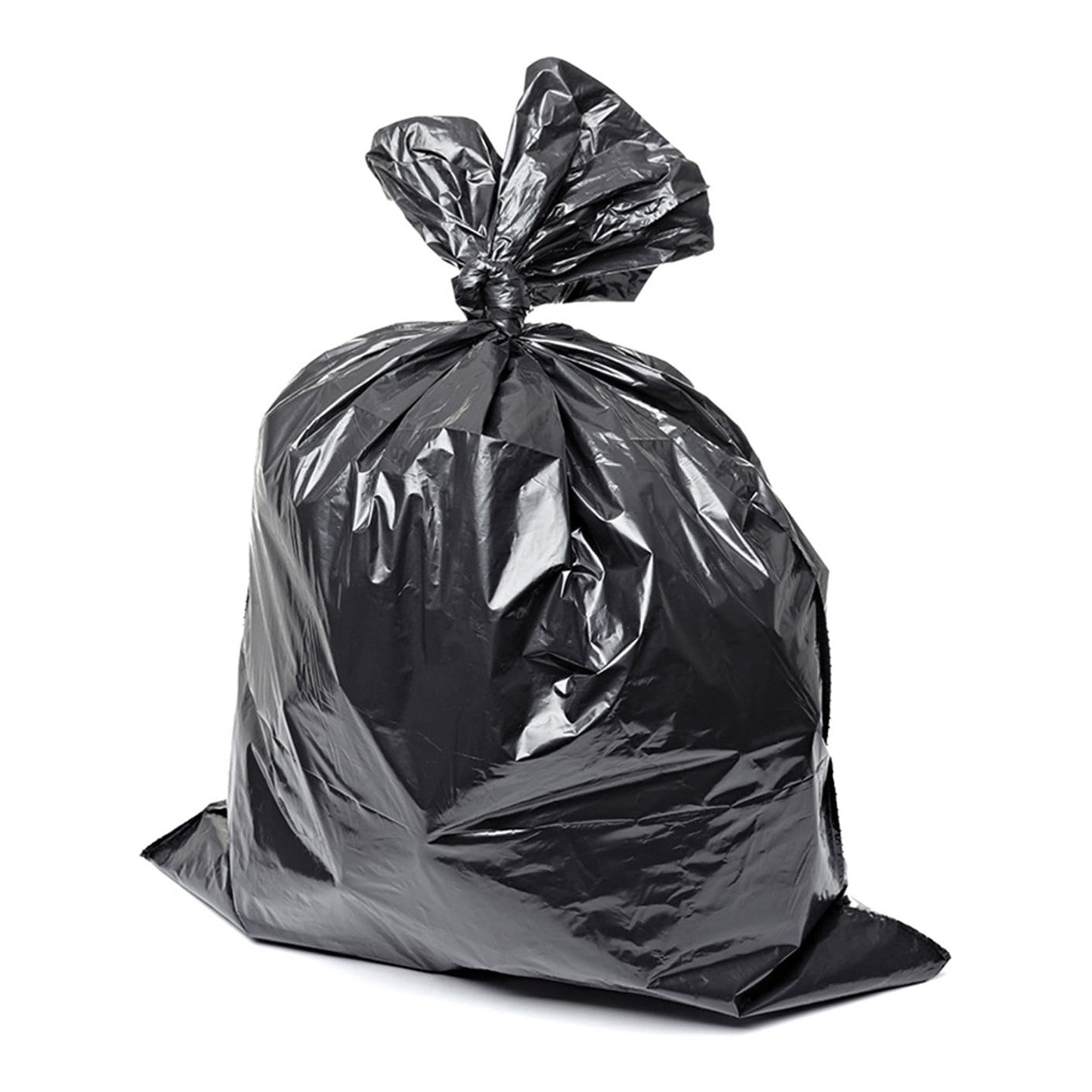 Essentials Heavy Duty Bin Bags Pack of 200 140 Gauge Black 457x737mm
