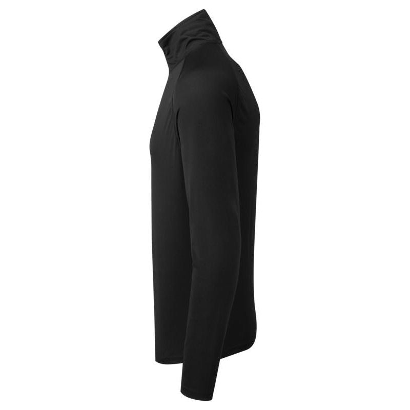 TriDri Long Sleeve Performance 1/4 Zip Top Wicking Fabric Lightweight Gym Wear
