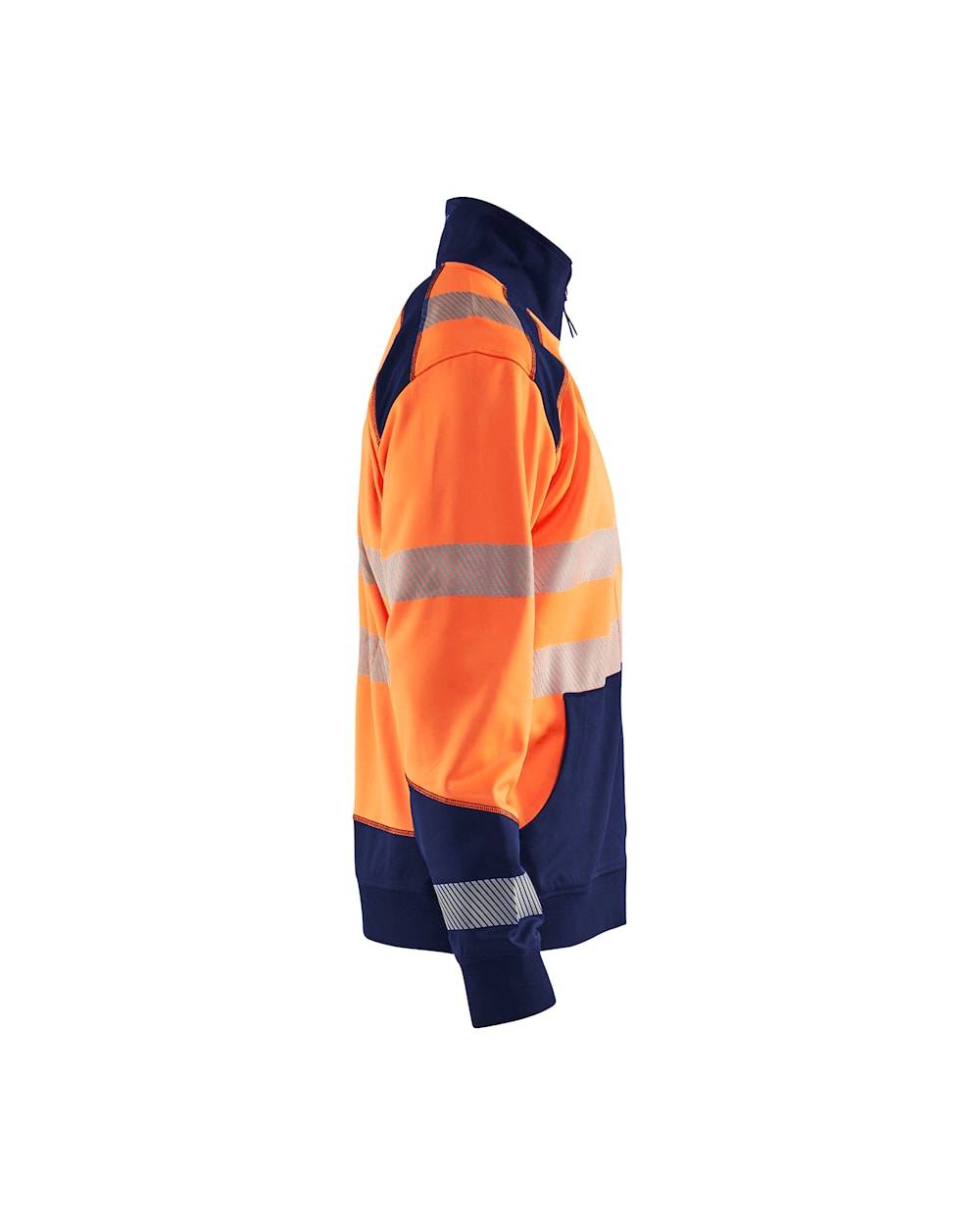Blaklader Hi-Vis Full Zip Sweatshirt 3558 Yellow Reflective Safety Workwear