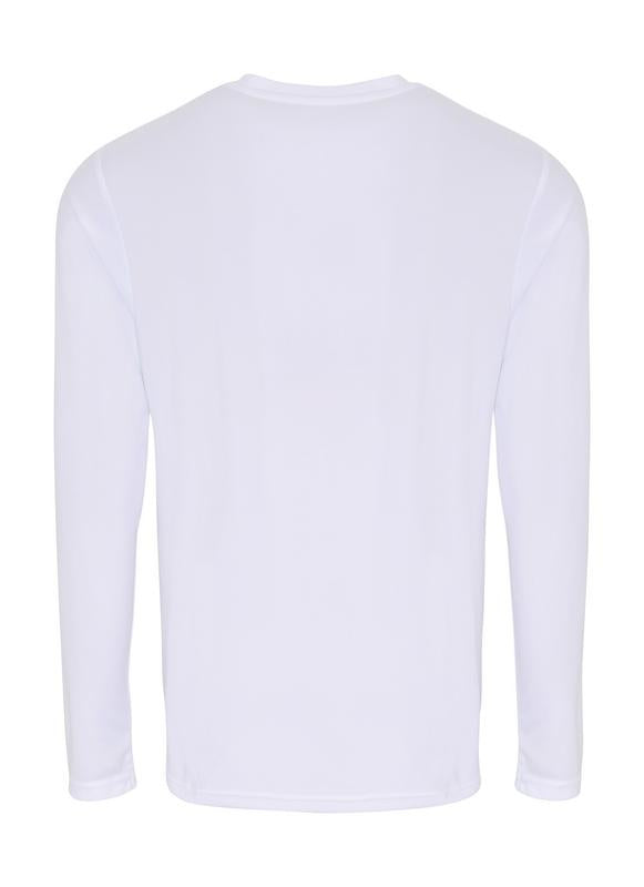 TriDri Long Sleeve Performance T-Shirt Lightweight Wicking Fabric Crew Neck