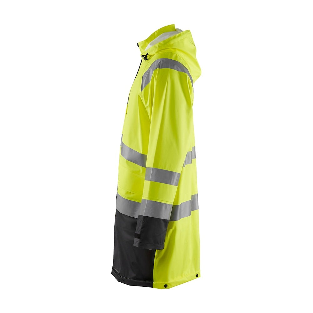 Blaklader Hi-Vis Rain Jacket Level 1 4324 Waterproof Breathable Safety Gear