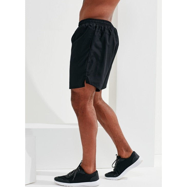 TriDri Running Shorts Men's Moisture Wicking Lightweight with Zip Pocket