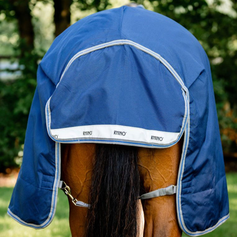 Horseware Ireland Rhino Wug 0g Turnout Rug #colour_navy-titanium-grey-classic-blue