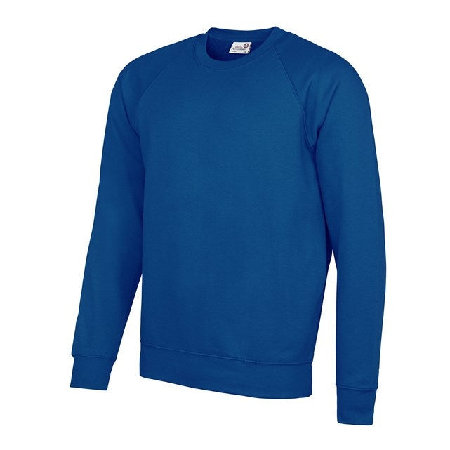 Awdis Academy Senior Raglan Sweatshirt Crew Neck Cotton Blend Comfortable Fit