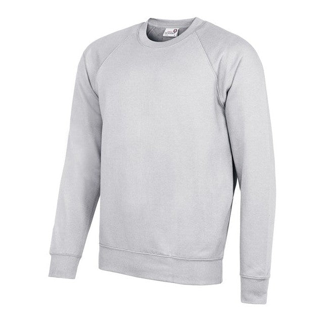 Awdis Academy Senior Raglan Sweatshirt Crew Neck Cotton Blend Comfortable Fit