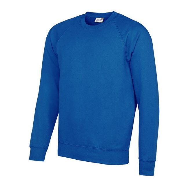 Awdis Academy Senior Raglan Sweatshirt Crew Neck Cotton Blend Comfortable Fit