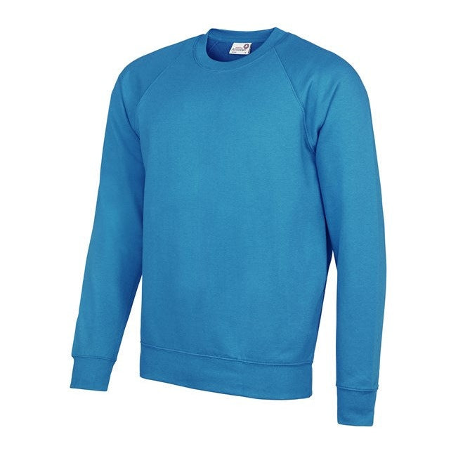 Awdis Academy Senior Raglan Sweatshirt Crew Neck Cotton Blend Comfortable Fit