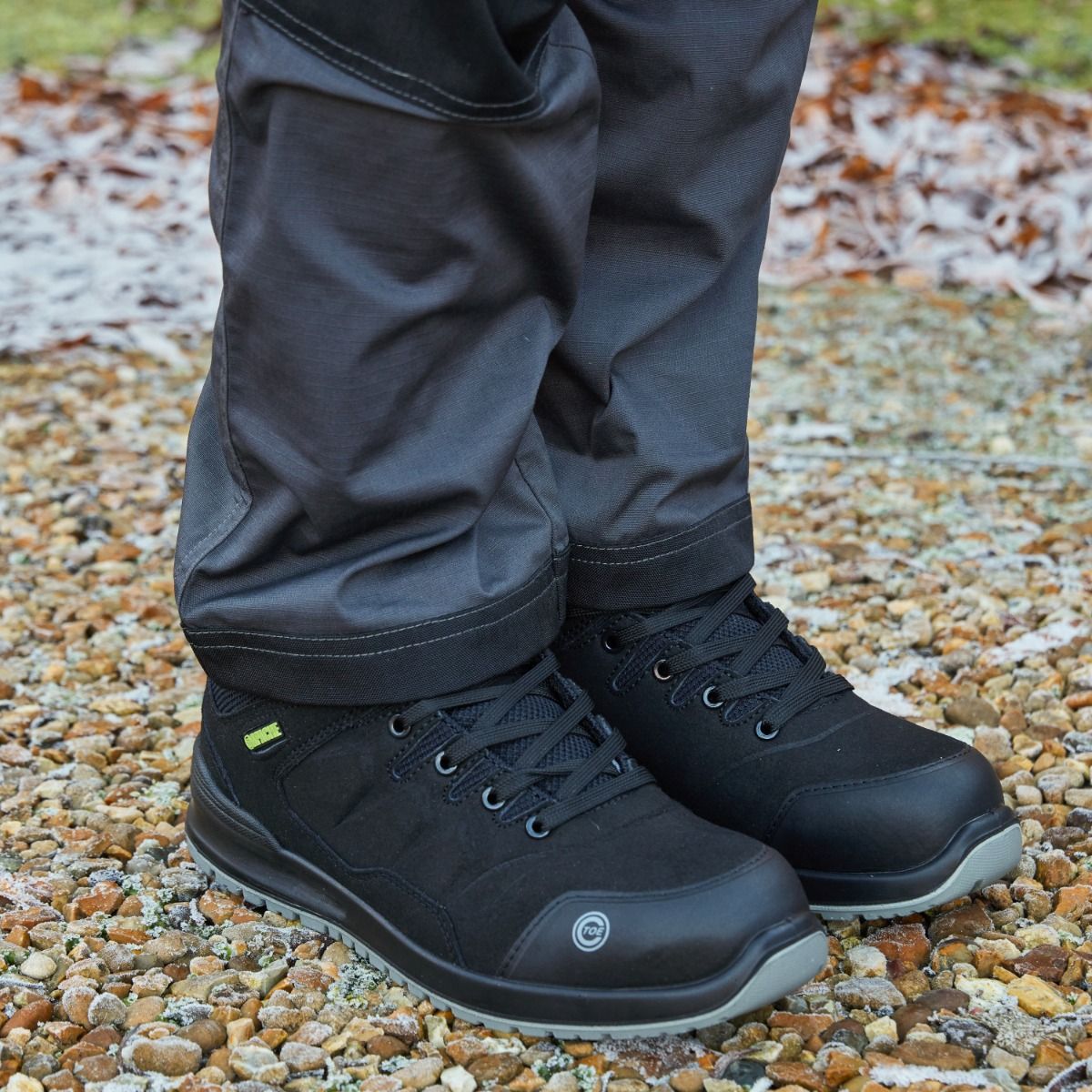 Brampton S3 Recycled Suede Safety Trainer Boot Non-Metallic Composite Toe